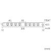 TAP-KS8N-3 工事物件タップ(3P・8個口・3m) TAP-KS8N-3 / 工事物件タップ(3P・8個口・3m)