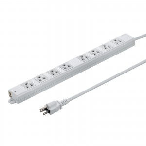 TAP-KS8N-2 / 工事物件タップ(3P・8個口・2m)