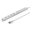 TAP-KS8N-2 工事物件タップ(3P・8個口・2m) TAP-KS8N-2 / 工事物件タップ(3P・8個口・2m)