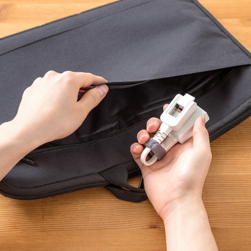 TAP-M601W / マイクロタップ　2個口　0.1m　ホワイト