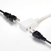 TAP-M602W マイクロ電源タップ(収納式スイングプラグ・2個口・0.2m・ホワイト) TAP-M602W / マイクロ電源タップ(収納式スイングプラグ・2個口・0.2m・ホワイト)