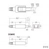 TAP-M701W マイクロタップ 3個口 0.1m ホワイト TAP-M701W / マイクロタップ 3個口 0.1m ホワイト