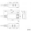 TAP-M701W マイクロタップ 3個口 0.1m ホワイト TAP-M701W / マイクロタップ 3個口 0.1m ホワイト