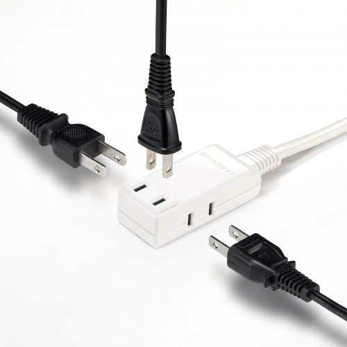 TAP-M701W / マイクロタップ 3個口 0.1m ホワイト