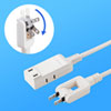 TAP-M702W マイクロ電源タップ(収納式スイングプラグ・3個口・0.2m・ホワイト) TAP-M702W / マイクロ電源タップ(収納式スイングプラグ・3個口・0.2m・ホワイト)