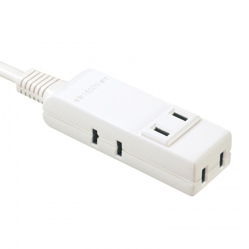 TAP-M801W / マイクロタップ　4個口　0.1m　ホワイト