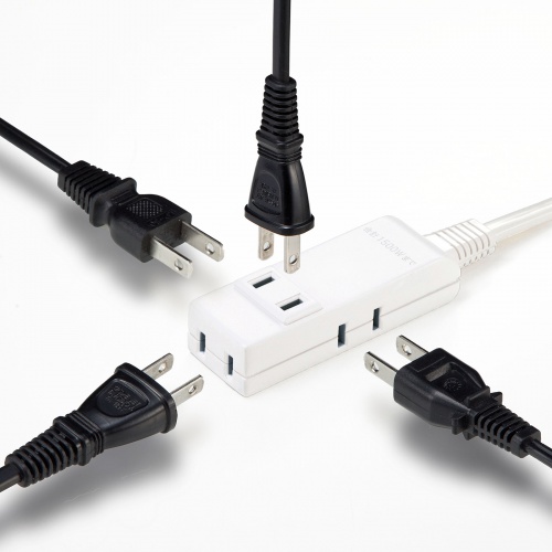 TAP-M801W / マイクロタップ　4個口　0.1m　ホワイト