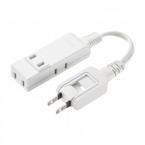 TAP-M801W / マイクロタップ　4個口　0.1m　ホワイト