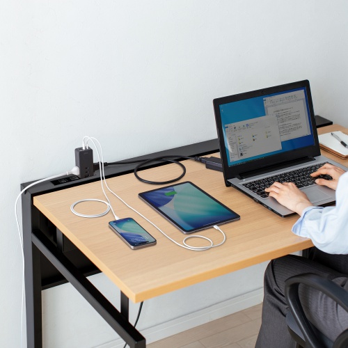 TAP-MC2A1AC3BK / モバイルタップ（AC×3個口＋Type-C×2・USB-A×1・PD33W・ブラック）