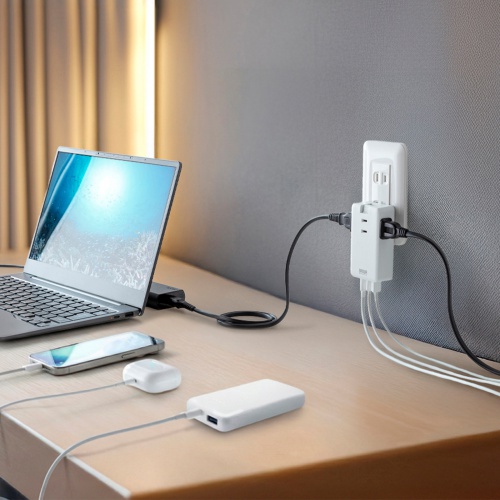 TAP-MC2A1AC3W / モバイルタップ（AC×3個口＋Type-C×2・USB-A×1・PD33W・ホワイト）