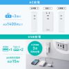 TAP-MC2A1AC3W モバイルタップ(AC×3個口+Type-C×2・USB-A×1・PD33W・ホワイト) TAP-MC2A1AC3W / モバイルタップ(AC×3個口+Type-C×2・USB-A×1・PD33W・ホワイト)
