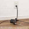 TAP-MCU3BK 巻き取り式モバイルタップ(AC3個口+Type-C×1+USB-A×2・PD33W・ブラック) TAP-MCU3BK / 巻き取り式モバイルタップ(AC3個口+Type-C×1+USB-A×2・PD33W・ブラック)
