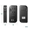 TAP-MCU3BK 巻き取り式モバイルタップ(AC3個口+Type-C×1+USB-A×2・PD33W・ブラック) TAP-MCU3BK / 巻き取り式モバイルタップ(AC3個口+Type-C×1+USB-A×2・PD33W・ブラック)