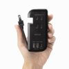 TAP-MCU3BK 巻き取り式モバイルタップ(AC3個口+Type-C×1+USB-A×2・PD33W・ブラック) TAP-MCU3BK / 巻き取り式モバイルタップ(AC3個口+Type-C×1+USB-A×2・PD33W・ブラック)
