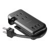 TAP-MCU3BK 巻き取り式モバイルタップ(AC3個口+Type-C×1+USB-A×2・PD33W・ブラック) TAP-MCU3BK / 巻き取り式モバイルタップ(AC3個口+Type-C×1+USB-A×2・PD33W・ブラック)