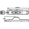 TAP-ME8106 / 15A コンセントバー 15A安全ブレーカ付コネクタ