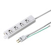 TAP-MG341N2PN-1 電源タップ(3P・4個口・1m) TAP-MG341N2PN-1 / 電源タップ(3P・4個口・1m)