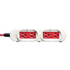 TAP-MR7548TD3R 病院用タップ(3P・4個口・3m・レッド) TAP-MR7548TD3R / 病院用タップ(3P・4個口・3m・レッド)