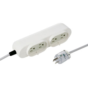 TAP-MR7548TD5 / 病院用タップ(3P・4個口・5m・グレー)