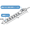 TAP-MR7635TJ1 20A漏電ブレーカタップ(オフィス・工場用・3P・6個口・1m) TAP-MR7635TJ1 / 20A漏電ブレーカタップ(オフィス・工場用・3P・6個口・1m)