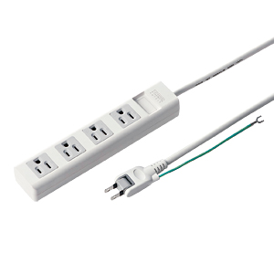 TAP-N3450MG / 電源タップ(3P・4個口・5m)