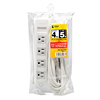 TAP-N3450MG 電源タップ(3P・4個口・5m) TAP-N3450MG / 電源タップ(3P・4個口・5m)