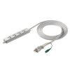 TAP-PP34-3 アースピン折りたたみプラグ付き電源タップ(3P・4個口・3m) TAP-PP34-3 / アースピン折りたたみプラグ付き電源タップ(3P・4個口・3m)