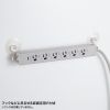 TAP-PP36-5 アースピン折りたたみプラグ付き電源タップ(3P・6個口・5m) TAP-PP36-5 / アースピン折りたたみプラグ付き電源タップ(3P・6個口・5m)