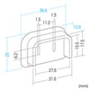 TAP-PSC2N100 プラグ安全カバー(ホワイト・100個入り) TAP-PSC2N100 / プラグ安全カバー(ホワイト・100個入り)