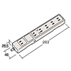 TAP-RE6 シンクロクランプタップ(3P・6個口・3m) TAP-RE6 / シンクロクランプタップ(3P・6個口・3m)