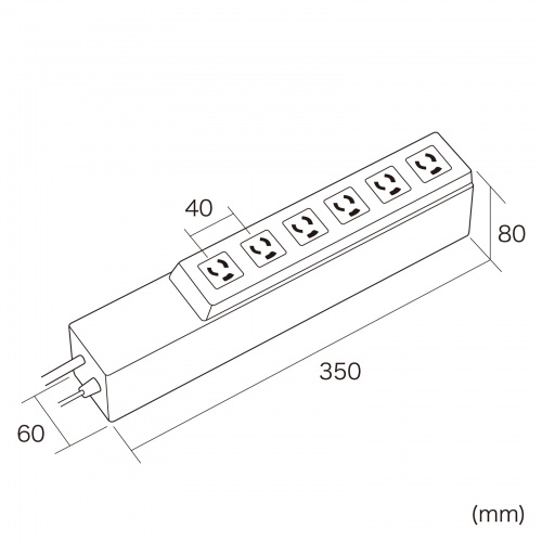 TAP-RT1N / コンセントタイマー(電源タップ・3P・6個口・3m・プログラムタイマー・ボタン式)