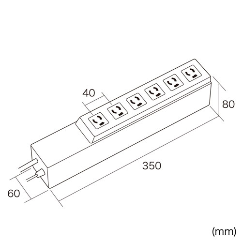 TAP-RT1 / コンセントタイマー(電源タップ・3P・6個口・3m・プログラムタイマー・ボタン式)