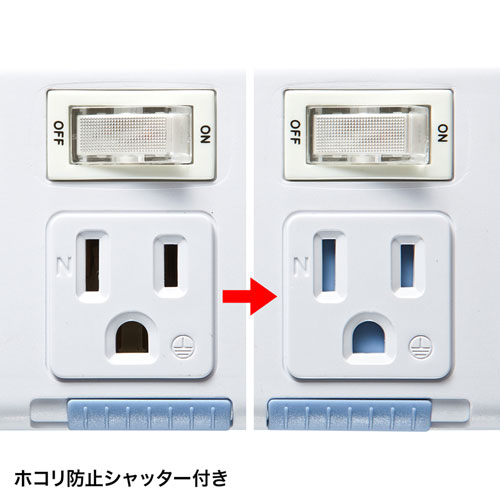 TAP-S10N-5 / 省エネタップ（3P・6個口・5m）