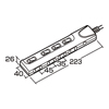 TAP-S13W 省エネエコタップ(2P・4個口) TAP-S13W / 省エネエコタップ(2P・4個口)