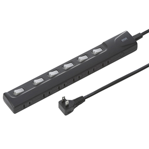 TAP-S14BK / 省エネエコタップ(2P・6個口)