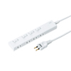 TAP-S19-1 節電エコタップ(2P・4個口・1m・ホワイト) TAP-S19-1 / 節電エコタップ(2P・4個口・1m・ホワイト)
