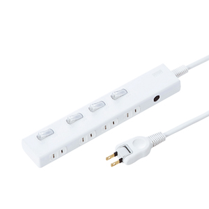 TAP-S21-1 / 節電エコタップ(2P・4個口・1m・ホワイト)