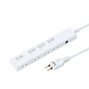 TAP-S21-1 節電エコタップ(2P・4個口・1m・ホワイト) TAP-S21-1 / 節電エコタップ(2P・4個口・1m・ホワイト)
