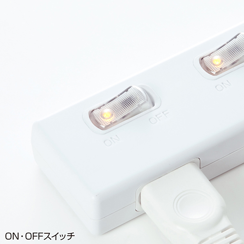 TAP-S22-2 / 節電エコタップ（2P・6個口・2m）