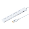 TAP-S22-3 節電エコタップ(2P・6個口・3m・ホワイト) TAP-S22-3 / 節電エコタップ(2P・6個口・3m・ホワイト)