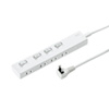 TAP-S24-3 節電エコタップ(2P・4個口・3m・ホワイト) TAP-S24-3 / 節電エコタップ(2P・4個口・3m・ホワイト)