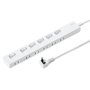 TAP-S25-2 / 節電エコタップ(2P・6個口・2m・ホワイト)