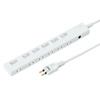 TAP-S27-1 節電エコタップ(2P・6個口・1m・ホワイト) TAP-S27-1 / 節電エコタップ(2P・6個口・1m・ホワイト)