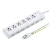 TAP-S28 省エネタップ(3P・6個口・2m) TAP-S28 / 省エネタップ(3P・6個口・2m)