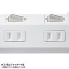 TAP-S29-1BK 節電タップ(2P・4個口・1m・ブラック) TAP-S29-1BK / 節電タップ(2P・4個口・1m・ブラック)