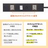 TAP-S29-2BK / 節電タップ（2P・4個口・2m・ブラック）