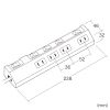 TAP-S29-1W 節電タップ(2P・4個口・1m・ホワイト) TAP-S29-1W / 節電タップ(2P・4個口・1m・ホワイト)