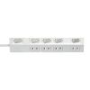TAP-S29-1W 節電タップ(2P・4個口・1m・ホワイト) TAP-S29-1W / 節電タップ(2P・4個口・1m・ホワイト)