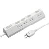 TAP-S29-1W 節電タップ(2P・4個口・1m・ホワイト) TAP-S29-1W / 節電タップ(2P・4個口・1m・ホワイト)