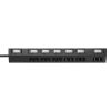 TAP-S30-3BK 節電タップ(2P・6個口・3m・ブラック) TAP-S30-3BK / 節電タップ(2P・6個口・3m・ブラック)
